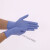 千井一次性橡胶手套加厚耐用防护院专用纹绣手套实验室 PVC-透明10只袋装 大码 L