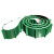 PVC绿色T型挡板输送带隔条工业皮带梯形导条防跑偏流水线爬坡横条 斜挡板50mm绿色 一米
