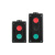 德力西按钮盒 LA4-2H 双联按钮 红绿按钮盒 自复位启动停止开关 LA4-3H