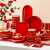 冠朴（GUANPU）结婚礼物碗碟盘套装家用红色喜庆陶瓷盘子碗餐具乔迁之喜搬家礼物 喜结良缘10人食(礼盒) 56件套