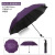 双人超大十骨商务黑胶遮阳雨伞定制大号晴雨两用太阳三折防晒雨伞 紫色 10K75黑胶