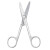 赫思迪格 实验用剪刀 不锈钢实验室剪手术剪刀 组织弯圆14cm HHW-916