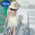 迪士尼（Disney）女童夏装新款宝宝甜美泳装裙式洋气连体吊带公主蝴蝶结纱裙游泳衣 米色 120cm
