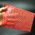 定制小号红色防静电全新料气泡袋泡泡袋加厚防震包装膜批发泡沫袋 10*15厘米(1000只)