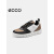 爱步（ECCO）男士板鞋 24年春季新款拼色休闲鞋防水休闲板鞋男 街 橡果绿/白色52081460932 39