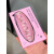 韩国3ce周边粉酷笑脸系列黑粉色化妆箱手持镜穿戴甲单肩包便携式 3ce粉酷笑脸化妆箱