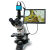 江西凤凰双目显微镜光学生物化学实验室科研PH100-3A41L-EP藻类电 仅0.5X接筒
