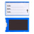 共泰 磁性标签 标示牌物料卡标牌贴磁铁分类牌标签磁吸标识牌 软磁全磁 60*100mm 蓝色 1个