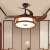 雷士照明（NVC）led餐厅风扇灯中国风卧室家用新中式遥控隐形一体风扇灯 05