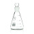 玻璃具塞三角烧瓶 磨口锥形瓶带刻度高硼硅玻璃烧瓶 50ml
