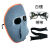 电焊面罩眼镜焊工眼镜面具轻便护脸透气防强光防打眼防烧脸电气焊 3白镜不含面罩和绑带