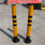 反光固定路桩铁 防撞路障 隔离柱栏 防护立柱交通设施 加厚警示柱