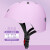 斯威（SWAY）滑板护具轮滑儿童头盔平衡车自行车溜冰运动护膝骑行套装全套 浅紫色-护具 小码【适合2-5岁】