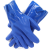 松卓 耐油胶皮东亚耐酸碱磨浸塑手套 蓝色