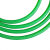 pu圆皮带圆条聚氨酯工业传动带圆形带o型带TPU棒橡胶条牛筋实心绳 绿色粗面18mm(1米价)