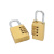 小锁u型锁密码锁 行李箱包锁 密码挂锁 更衣柜健身房锁 5号（4轮特大号) 1件价 