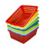 塑料框筐篮子长方形厨房洗菜篮镂空周转框沥水大号加厚配货工业品 长48×宽38×高16 颜色备注可以