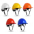 安全帽工地男ABS建筑工地加厚施工电工透气盔国标领导监理定制 橙色