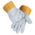 电焊手套牛皮耐高温短款焊工焊接隔热防烫园艺防刺扎透气防护手套
