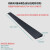 实心橡胶斜坡垫塑料台阶门槛垫123456厘米高 黑色环保塑料斜坡垫 100*8*2cm