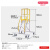 长谷川 DA折叠工程作业台（四脚滑轮）结实耐用高达150kg承载量轻松移动随处锁定 DA-90EN（H)