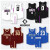 篮球服定制套装男女球衣大学生比赛训练运动背心速干美式队服球服 美式白蓝 M