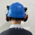 TLXT定制适用防飞溅面屏101303打磨抗冲击切割面罩 防噪音耳罩防护面具 安全帽+支架+面屏