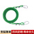 德岐 包塑钢丝绳套装 抗拉起重钢丝绳 包胶钢丝绳牵引线 8mm粗3米长(全套配件) 