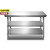 双层三层经济型不锈钢工作台桌柜饭店厨房操作包装台面板拆装 150*60*80[三层]