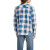 李维斯（Levi's）Levis 休闲标准型原色牛仔衬衫衬衣 春秋款 蓝白格子 蓝色 Medium