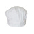 者也 厨师工作帽酒店厨师帽子厨房用品蛋糕店防尘卫生白布帽子男女 白色棉布厨师帽