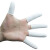 厚创 乳胶手指套 一次性工业橡胶劳保 美容美甲粉笔点钞手指套 白色(手卷) 中码/1000个