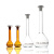 JESERY玻璃容量瓶 化学实验定量摇瓶定容瓶50ml透明（PE盖）