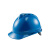 HKNA世达V型ABS安全帽国标建筑工程施工工地加厚领导安全头盔五色可选 TF0202B蓝色ABS透气款