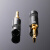 NEUTRIK原装YS231-BG立体声耳机3.5mm小三芯插头焊接发烧 YS240-BG(尾孔4.5mm)黑金母头