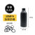 DUTRIEUX高压铝瓶co2瓶加厚防爆30mpa可充气储气罐高压气罐铝合金气瓶 喷塑黑-0.25L