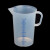 忽风塑料量杯食品级加厚PP带刻度烧杯厨房家用烘焙工具奶茶进口VITLAB 3000ml 蓝色刻线
