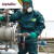 ALPHATEC重型连体防化服耐酸碱有毒气体防护服工厂危险品运输 4000防AN气两件套 XL码