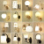 阅霖具壁灯床头灯卧室led现代简约北欧创意美中山2023灯具 白色 LG001暖光