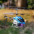4DRC4K航拍无人机拍摄儿童遥控飞机航模滑翔特技战机男孩玩具生日礼物 30分钟续航 蓝色(合金机身)