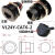 金属D型圆形M24孔RJ45数据USB2.0-3.0信号HDMI航空母座防水连接器 VL24Y-HDMI-2母转母 黑色