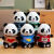 熊猫毛绒玩具 卡通小熊猫玩偶公仔毛绒国宝穿衣大熊猫玩具 熊猫( 熊猫 (蓝色小象毛衣)