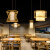 新中式竹艺吊灯民宿吧台创意个性茶室火锅店餐厅中式竹编灯笼灯罩 F款中号