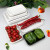 一次性托盘超市长方形塑料水果蔬菜打包盒猪肉生鲜托盘 1914白色【100个】