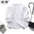 G2000白色衬衫女式春夏通勤立领七分袖职业白衬衣立领工装正装无 白色立·领(长·袖款) 36/M适合90-96斤
