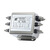 三相四线单极电源滤波器380v输入抗干扰高性能CW12C 20A 30A CW12C-60A-S三相四线带零线