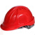 代尔塔102106安全帽 防冲击ABS材质透气工地建筑调节头盔 蓝色