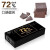 哈迪达兹醇黑巧克力100%无蔗糖健身代餐纯可可脂办公室网红休闲零食礼盒装 巧克力72%*120g