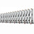 手动型移动不锈钢伸缩护栏 铝合金推拉伸缩门工厂单位分段平移门 不锈钢B款(高度0.9米宽度0.46米