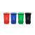 泓瑞沣 分类回收垃圾桶 PE聚乙烯材质 蓝色120L 单位：个